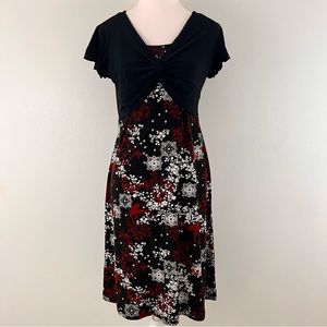 🕸 The 90s Gothic Vampire vintage midi dress 🕸